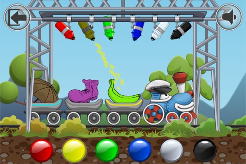 Rainbow Train: Teach Colors lite screenshot 2