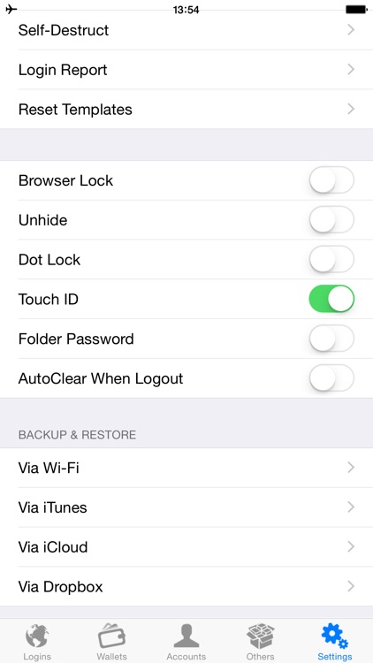 Password Manager Vault - FingerPrint Lock Account Wallet &1 Secure Passcode Safe screenshot-4