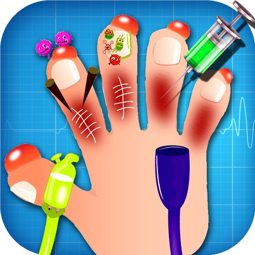 Little Kids Hand Doctor: Hand & Finger cure and surgery in a crazy hospital with funny mini games Icon