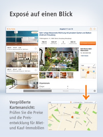 Immobilien Scout24 for iPad screenshot 4