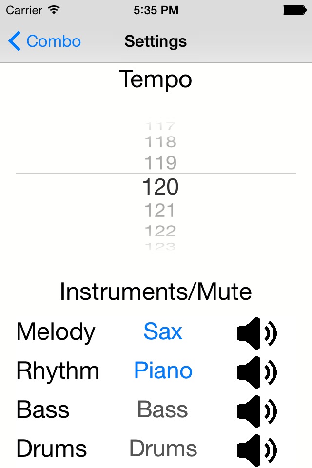 Combo - Jazz Music Generator screenshot 3