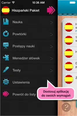 Game screenshot iFiszki+ Hiszpański apk