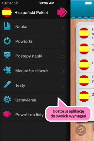 iFiszki+ Hiszpański screenshot 2