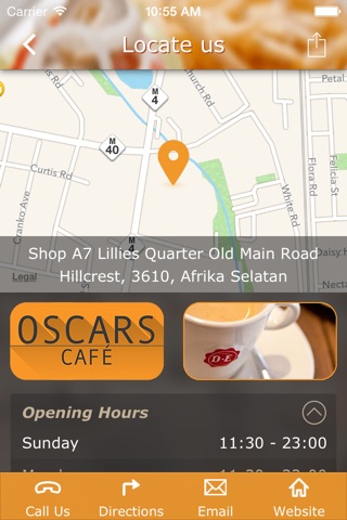 Oscars Café screenshot 2