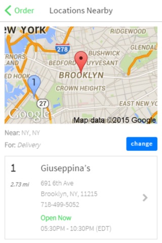 Giuseppina's Pizza screenshot 2