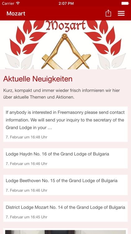 District Lodge Mozart