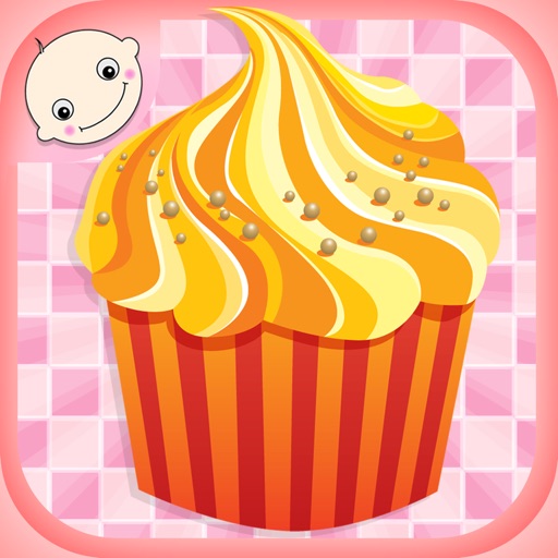 Cupcake Coloring - Learn Free Amazing HD Paint & Educational Activities for Toddlers, Pre School, Kindergarten & K-12 Kids Icon