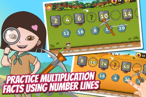 Treasure Dash Math: Learn Multiplication and Times Table for Kids screenshot 4