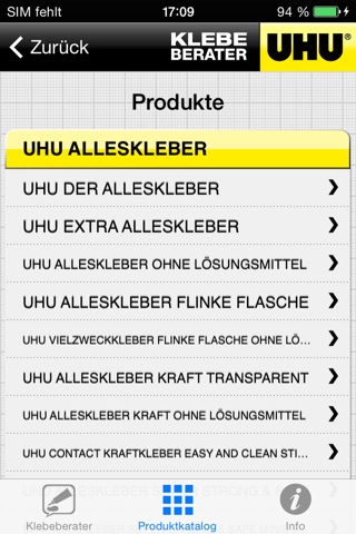 UHU Glue Advisor screenshot 4