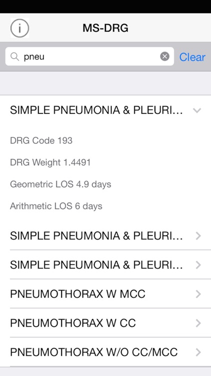 MS-DRG - Hospital Coding for Medicare Inpatient Services