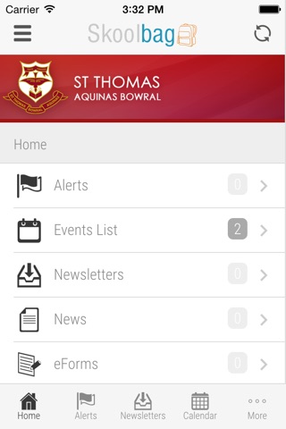 St Thomas Aquinas Bowral - Skoolbag screenshot 2