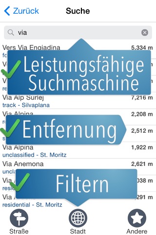 Sankt Moritz Ski Map screenshot 4