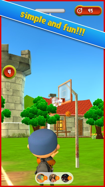 ` Freestyle Toon Basketball - Tiny Cartoon Hoops HORSE Challenge Lite screenshot-3