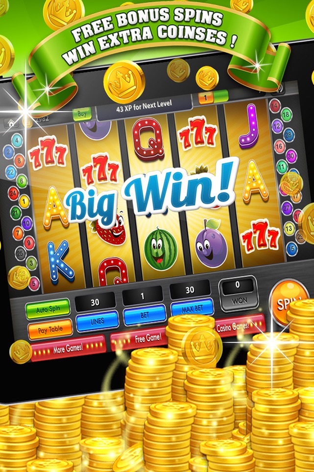 Fun Fruit Frenzy Slots : Free 777 Slot Machine Game with Big Hit Jackpot screenshot 4