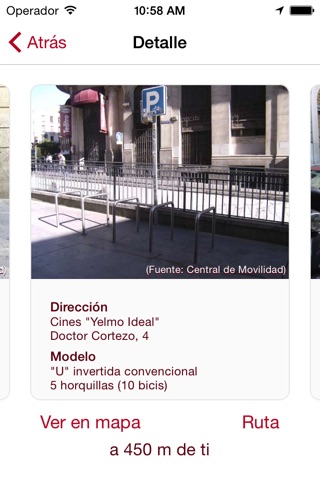 Aparcabicis Madrid screenshot 2