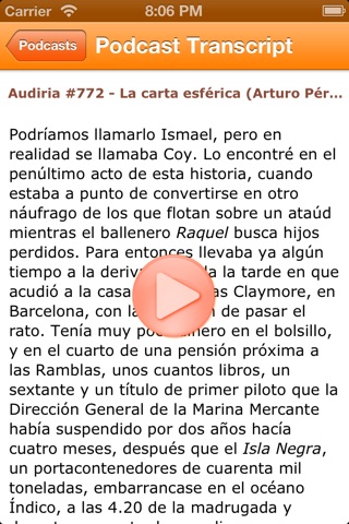 Spanish Podcasts from Audiria screenshot 2