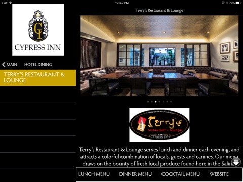 Cypress Inn Carmel screenshot 3