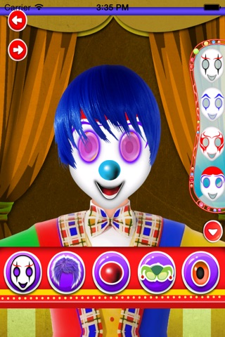 The Cute Clown Fashion Dressup & Makeup Makeover Salon screenshot 3