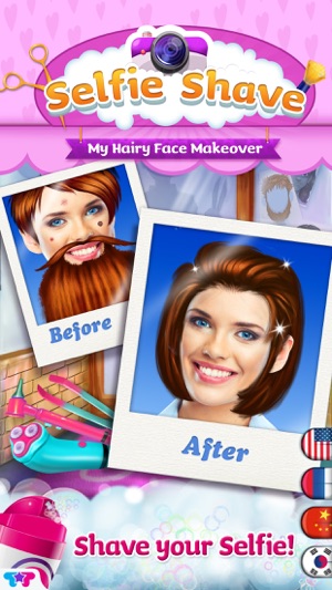 Selfie Shave - My Hairy Face Makeover