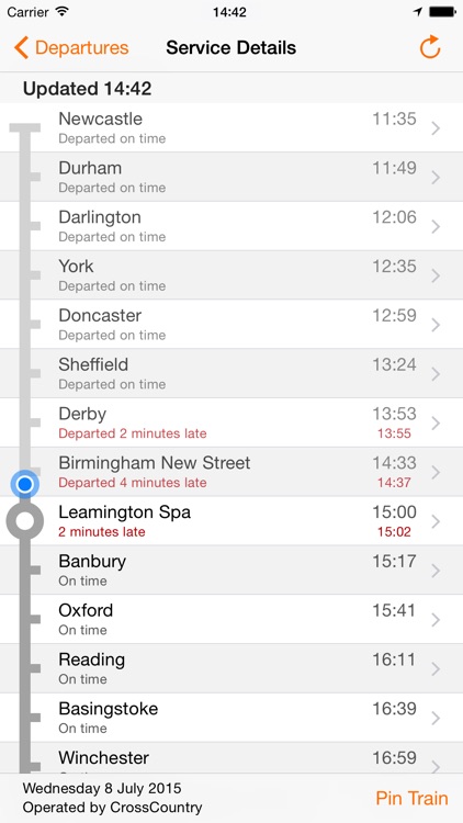 UK Train Times