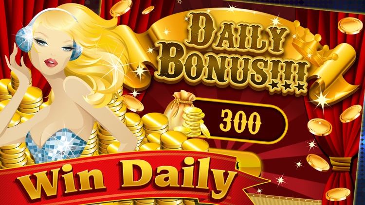 Lucky Vegas Way Classic Gold and Sexy Amazing Free Slot Machine Win Big Fun screenshot-3