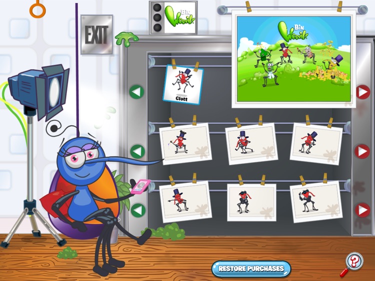 Bin Weevils Arty Arcade