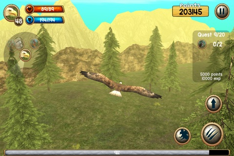Wild Eagle Sim 3D screenshot 2