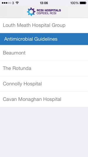 RCSI Hospitals Group Antimicrobial Guidelines(圖4)-速報App