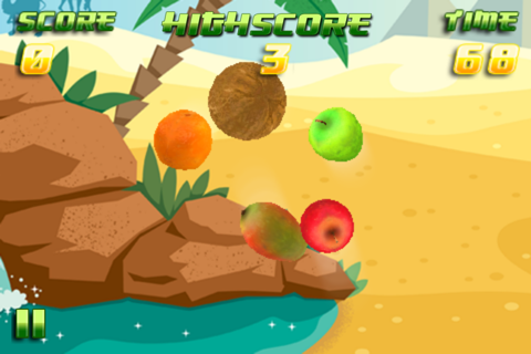 Fruit Dessert Slashing - crash tricks land screenshot 4
