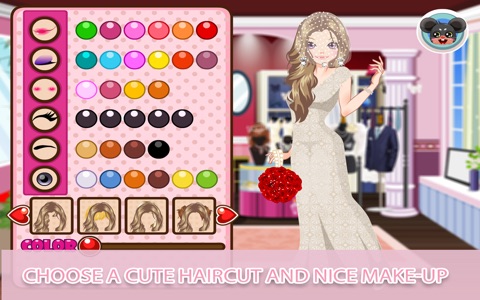 Wedding Dresses - Dress up and make up game for kids who love weddings and fashion screenshot 4