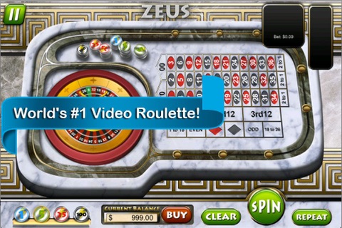 +777+ Zeus Roulette - Vegas Style Double-Down Casino Game With Real Blackjack Pro screenshot 2