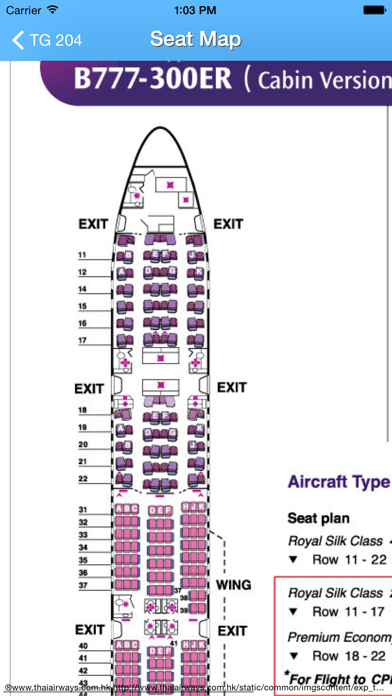Thai Flight Informati... screenshot1