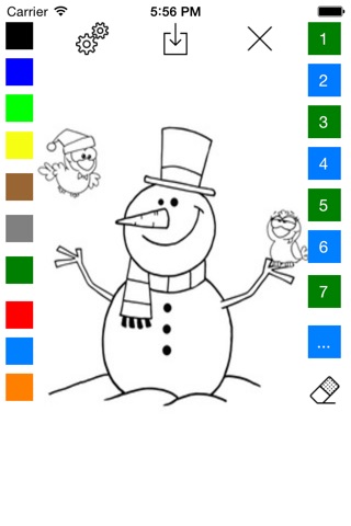 Christmas Coloring Book - Kids Learn How To Color The Winter Snow Holiday Season! screenshot 2