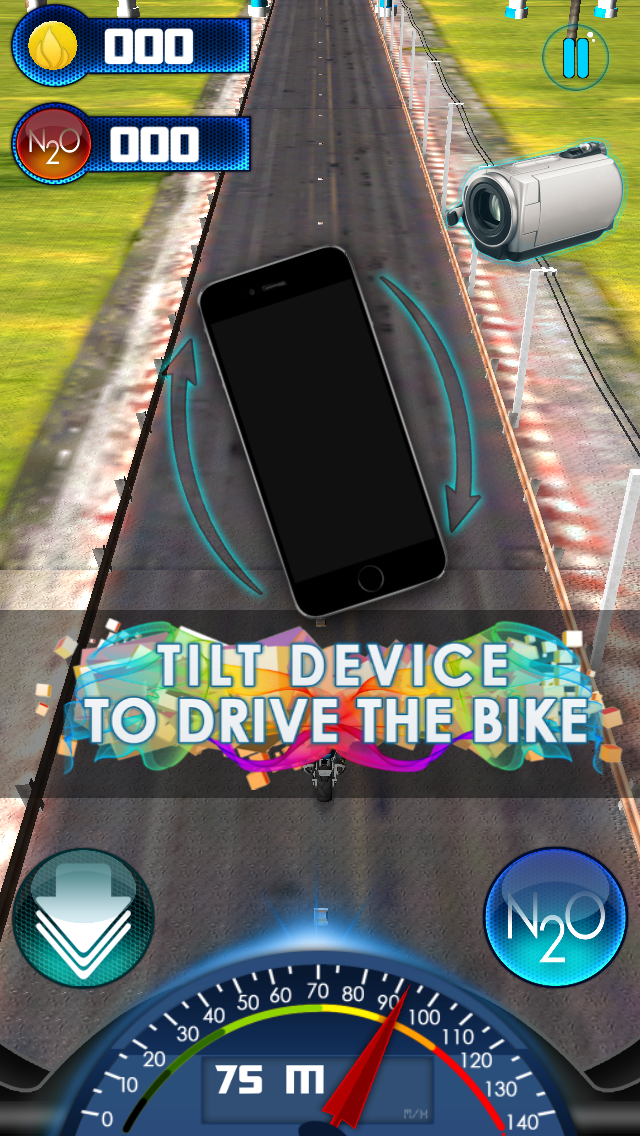 3D City Moto Racer Endless