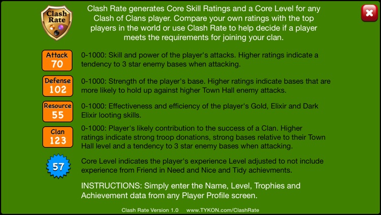 Clash Rate