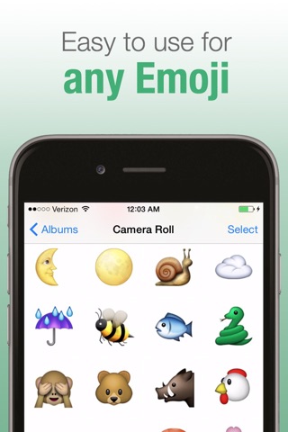 Emojicon - Save Emoji to your Camera Roll screenshot 4