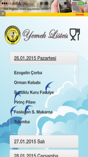 CU Yemek Listesi(圖3)-速報App