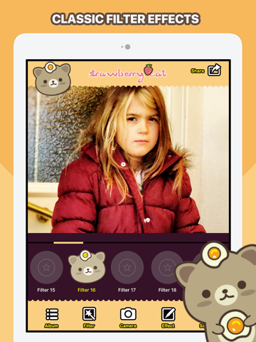 Скриншот из Strawberry Cat Camera Pro - Best Mobile Photo Editor for Kids