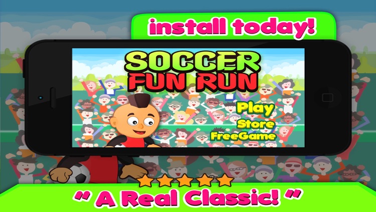 Soccer Fun Run - The World Fantasy Football Players From The Ultimate Cup screenshot-4