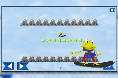 Super Froggy Ski : The Snow Forest Fun Escape Race - Pro screenshot 3