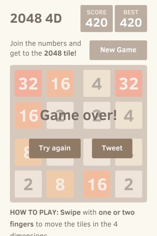 2048 4D - THE MISSING VERSION screenshot 4