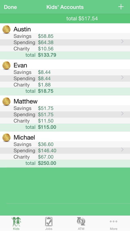 KidsBank - Allowance, Chores, and Virtual Bank