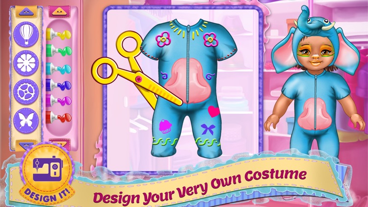 Design It! - Baby Fashion Designer: Dress Up , Make Up and Outfit Maker & Tailor screenshot-3