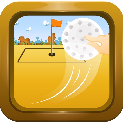 Golf Flick Fun Desert Super Course Pro icon