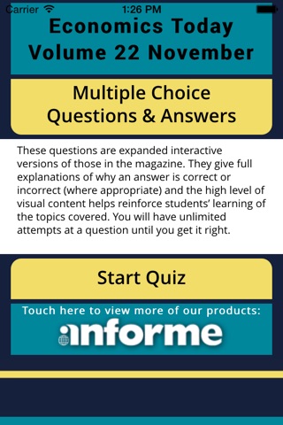 Economics Today Volume 22 November Questions screenshot 2