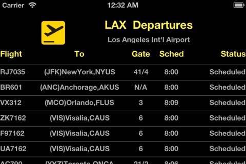 iFlightBoard Live-- Departures & Arrivals screenshot 3