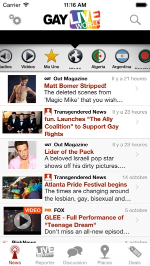 Gay Live World : All News to Lesbians, Gays, Bi and Trans(圖2)-速報App