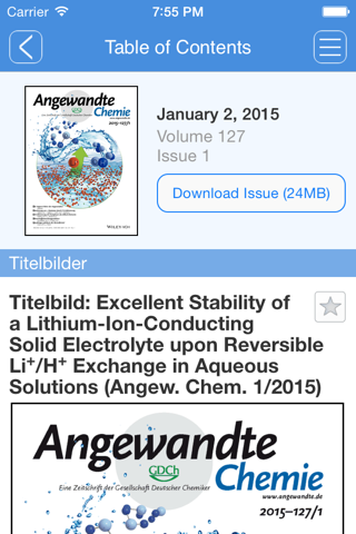 Angewandte Chemie screenshot 3