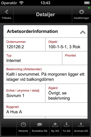 Statens fastighetsverk Teknisk förvaltning screenshot 2