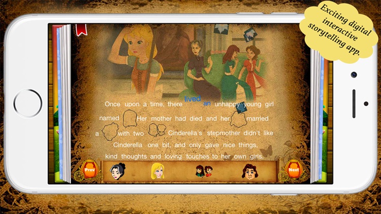 Cinderella Sticker Book by Story Time for Kids screenshot-3